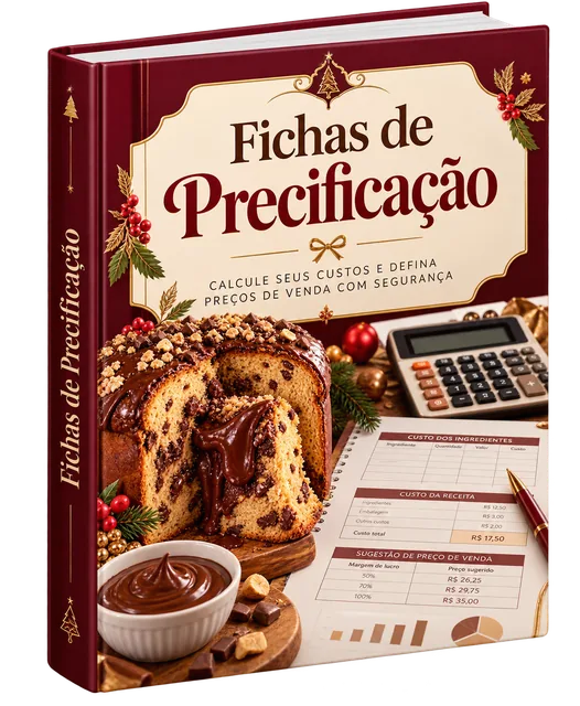 Capa do bônus Fichas de Precificação